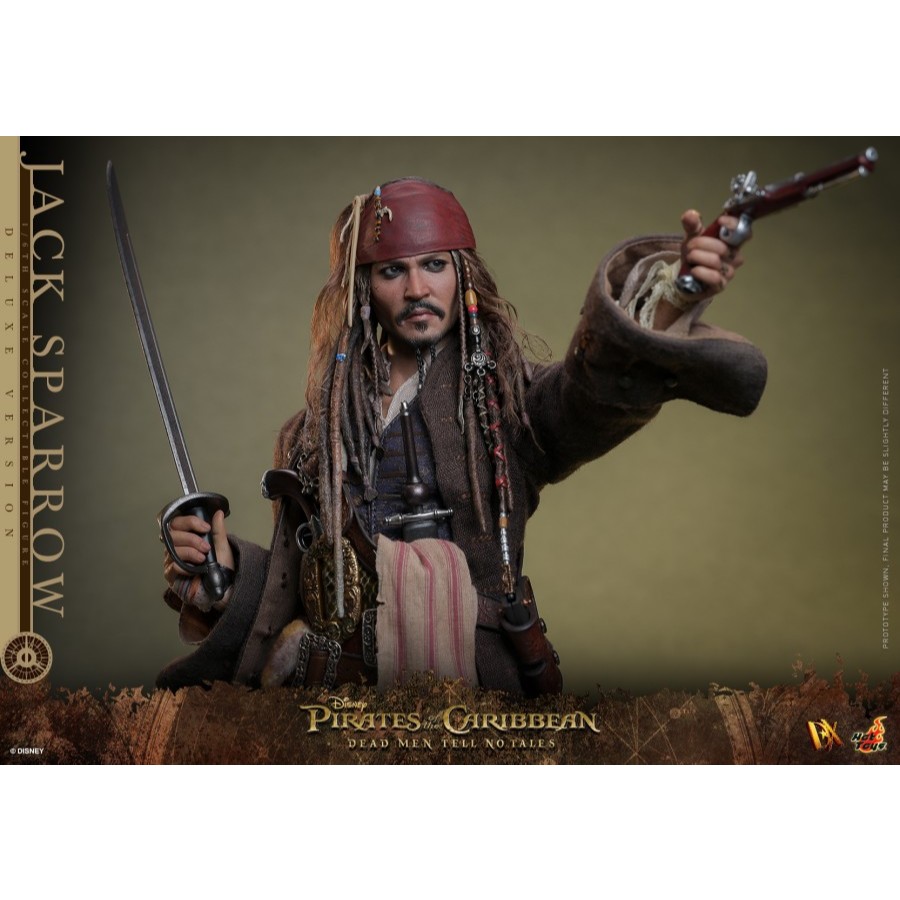 Hot Toys Jack Sparrow Pirates Of The Caribbean Deluxe DX 38