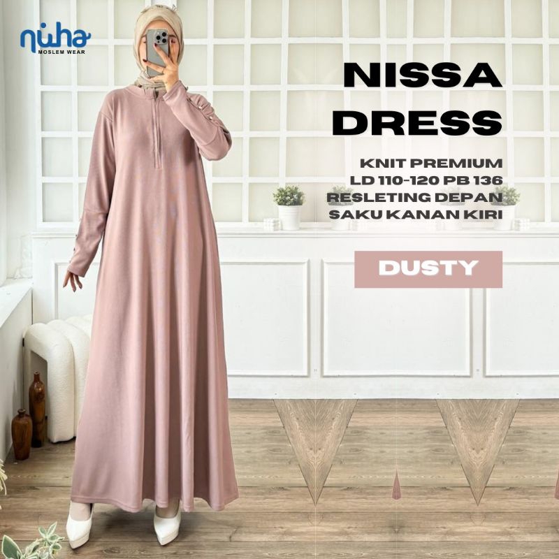 Gamis muslim ORI NUHA Nissa dress