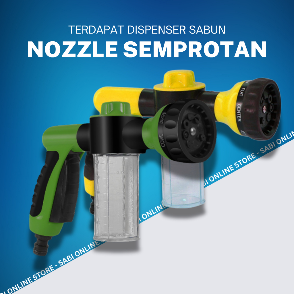 SEMPROTAN NOZZLE AIR SABUN CUCI MOBIL MOTOR