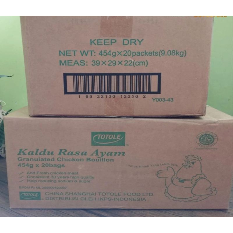 

TOTOLE KALDU AYAM 454 GRAM 1 DUS
