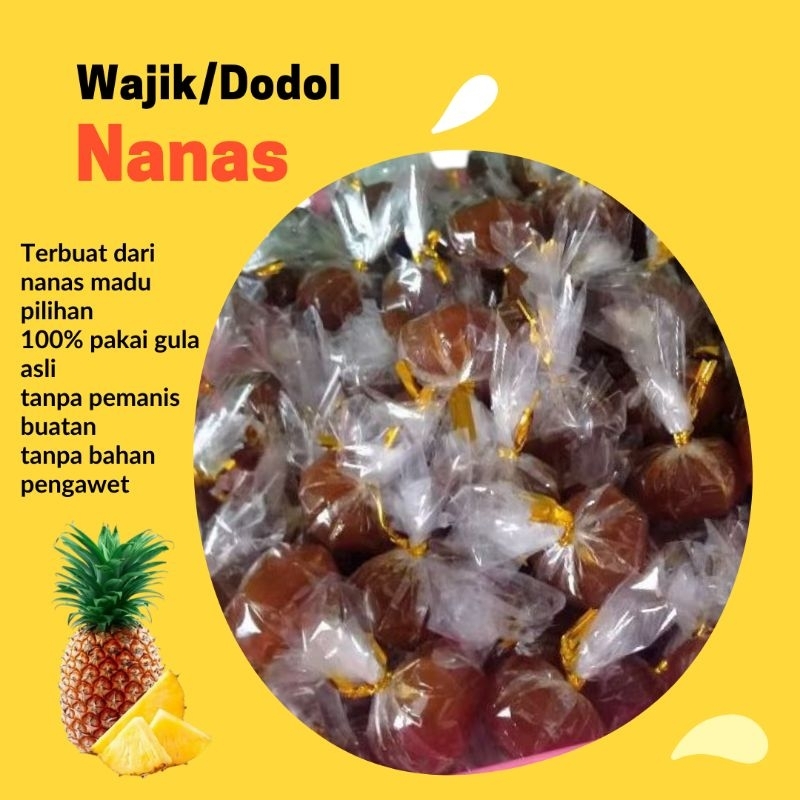 [ 500gr ] wajik nanas madu dodol nanas