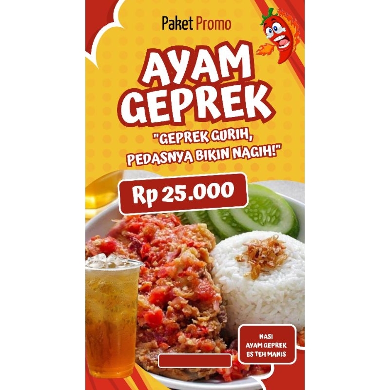 

Paket Promo Ayam Geprek Alesta|| Paket Hemat Ayam Geprek viral