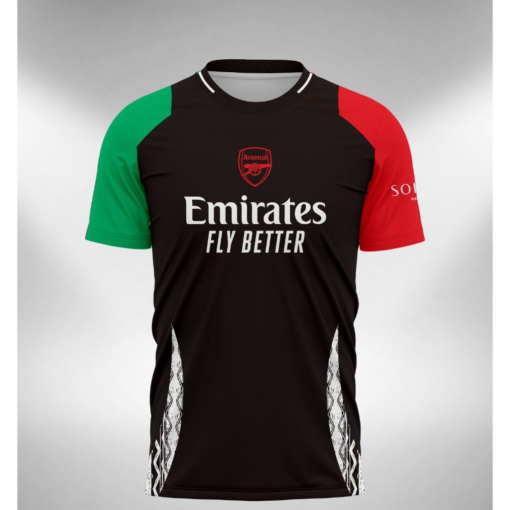 Jersey Arsenal Training Hitam 2024 2025