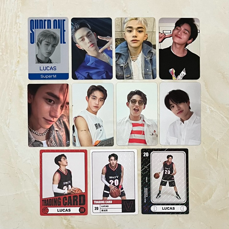 [Ready Stock] PC Photocard AAB NCT WayV SuperM Lucas Super One Album ID Kolbuk Resonance 2020 US Dil