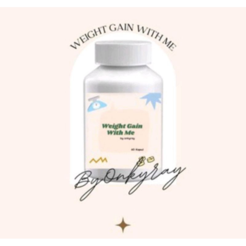 WEIGHT GAIN WITH ME ASLI ORIGINAL OBAT HERBAL PENGGEMUK BADAN AMPUH NAIk 5-10KG/ WEIGHT GAIN WITH ME