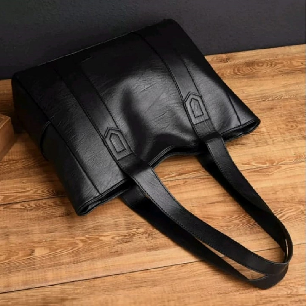 Tas Tote Bag Wanita Kulit Kapasitas Besar Tote Bag Wanita Tas Bahu Wanita Tas Pengajian Kerja Kuliah