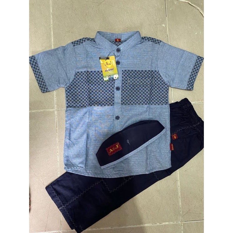 Setelan Koko anak Cardinal  Lengan pendek / setelan Koko anak Cardinal dan Oxsa / setelan Koko anak 