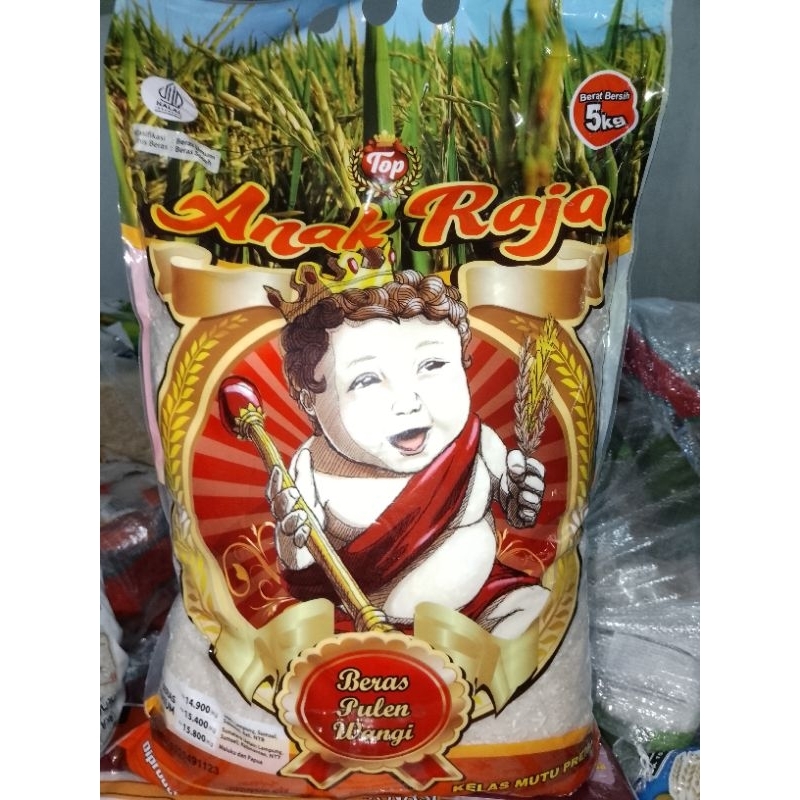

Beras Anak Raja Pulen Dan Wangi 5 kg