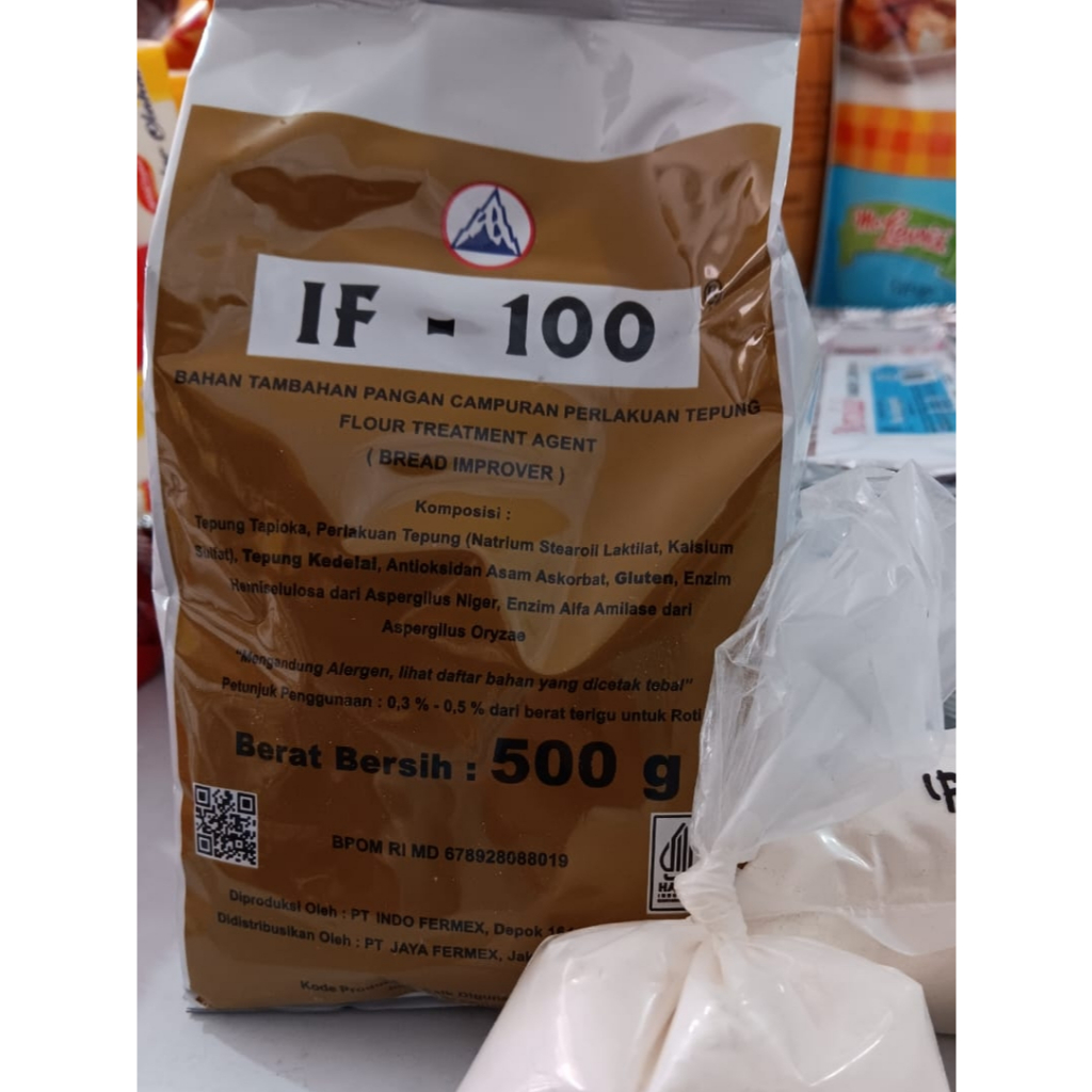 

IF-100 Bread Improver (repack 50gr) / Pengempuk dan Pengembang Roti