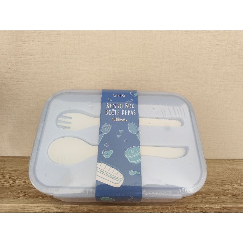kotak bekal miniso / bento box miniso