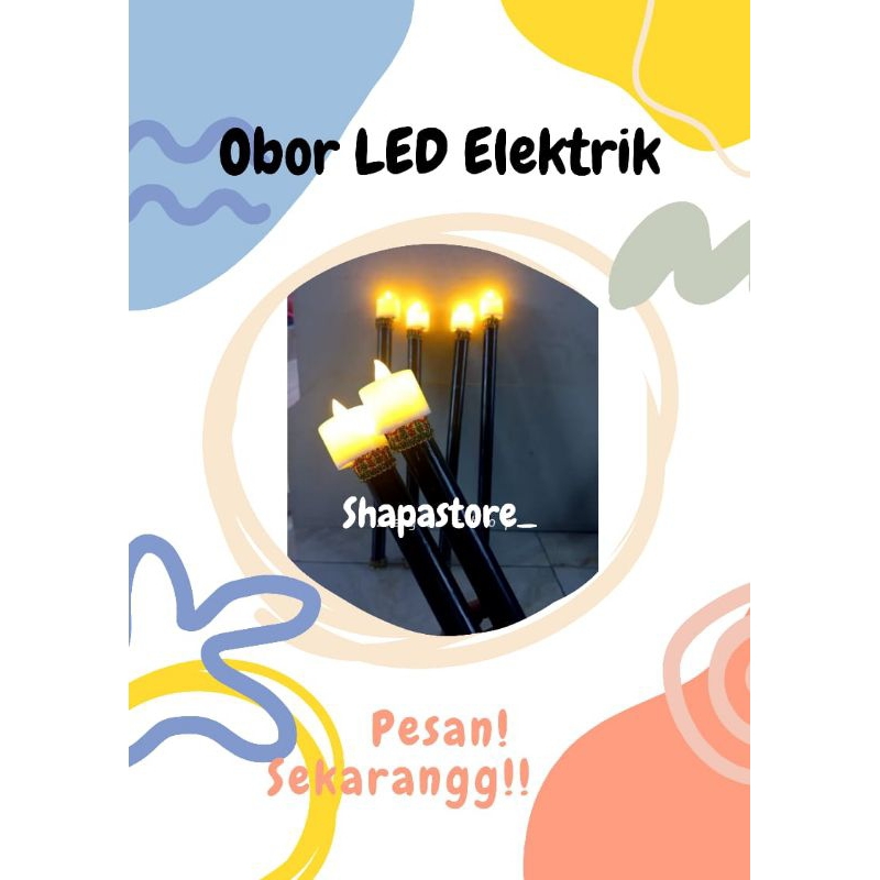 Obor pawai led / obor elektrik mainan anak dan dewasa
