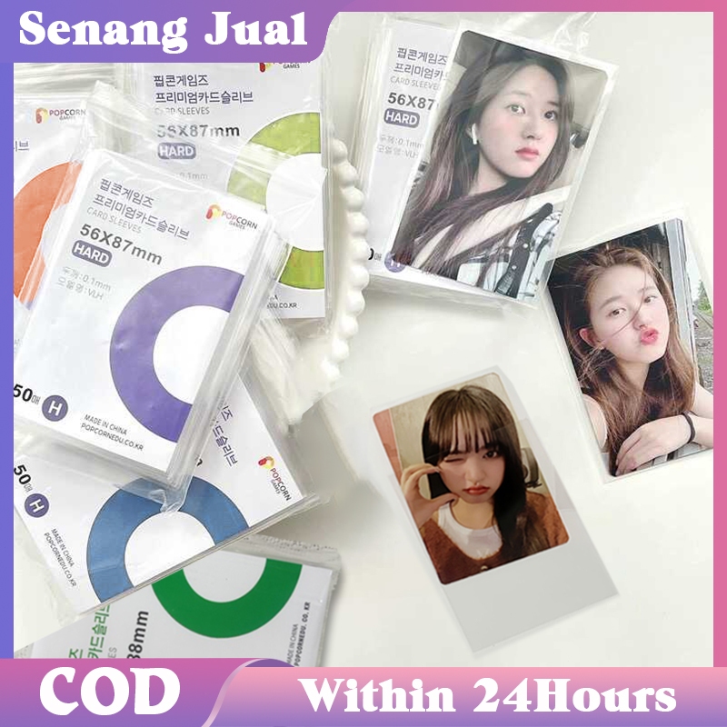 Isi 250Pcs Inner Sleeve Photocard Popcorn Sleeve Pokemon Cards Toploader Pokemon Card
