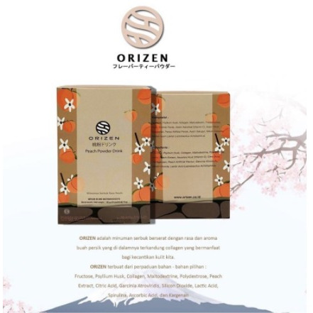 ORIZEN Peach Powder Drink| Orizen Detox Tea