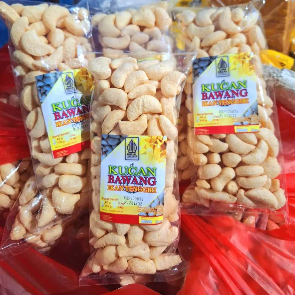 

Kuku macan bawang ikan tengiri, masuk stok baru banyak ya 100gram