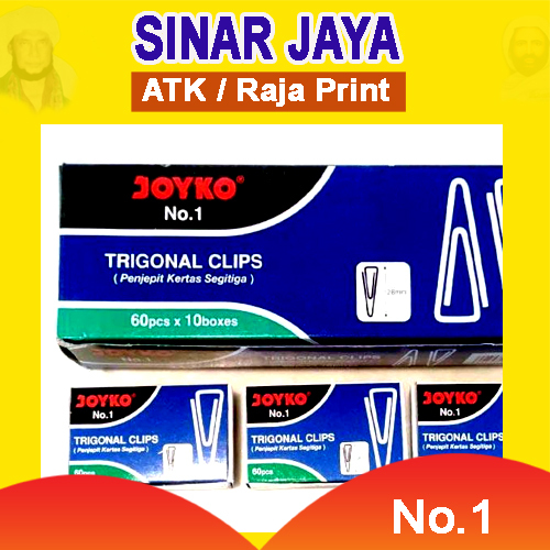 

Trigonal Clip Joyko No.1 (1 Box Kecil)