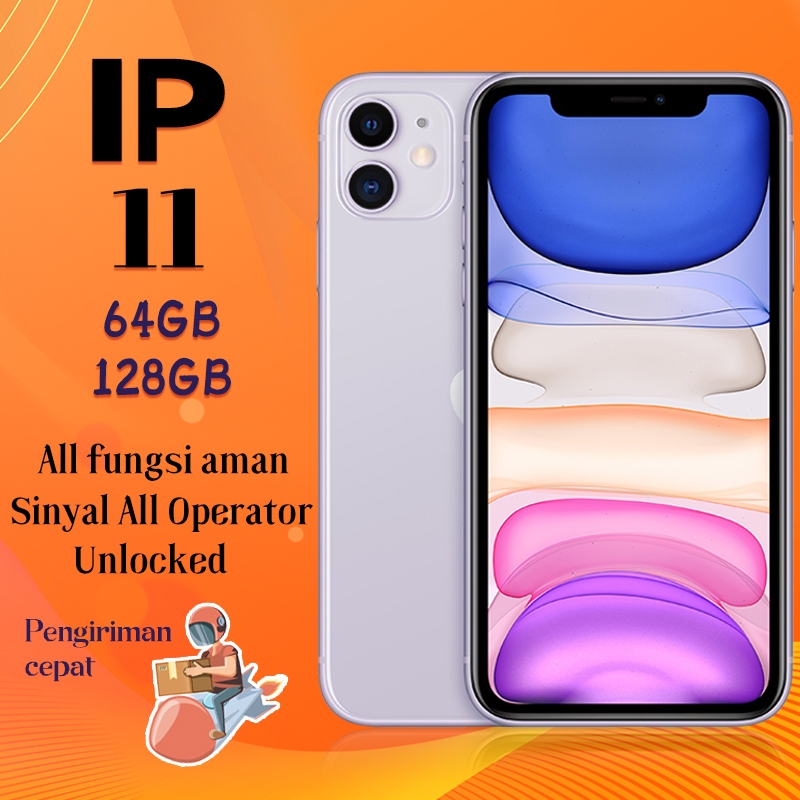 iphone 11 Second 128GB 256GB fullset bekas NFC All Operator Garansi 1Bulan Bh 96+ Lcd Ori phone11
