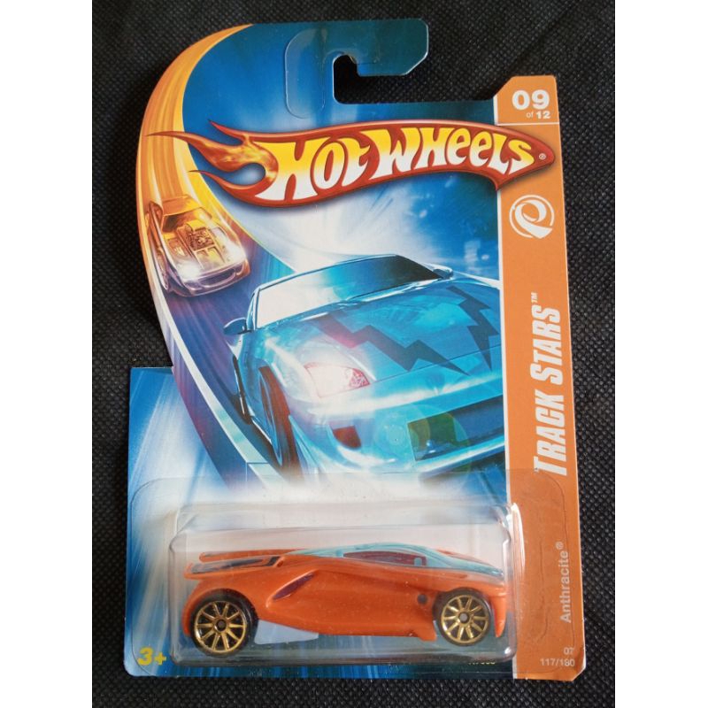 HOT WHEELS ANTHRACITE TRACK STARS ORANGE