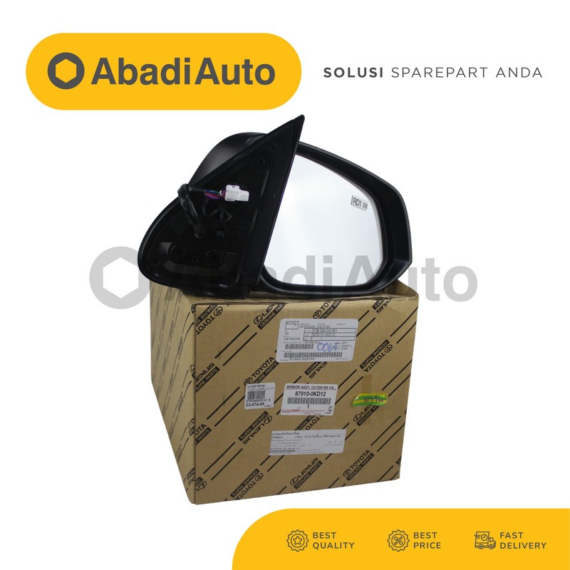 Mirror Rh Fortuner|Hilux '2017-  (87910-0Kd12) Astra