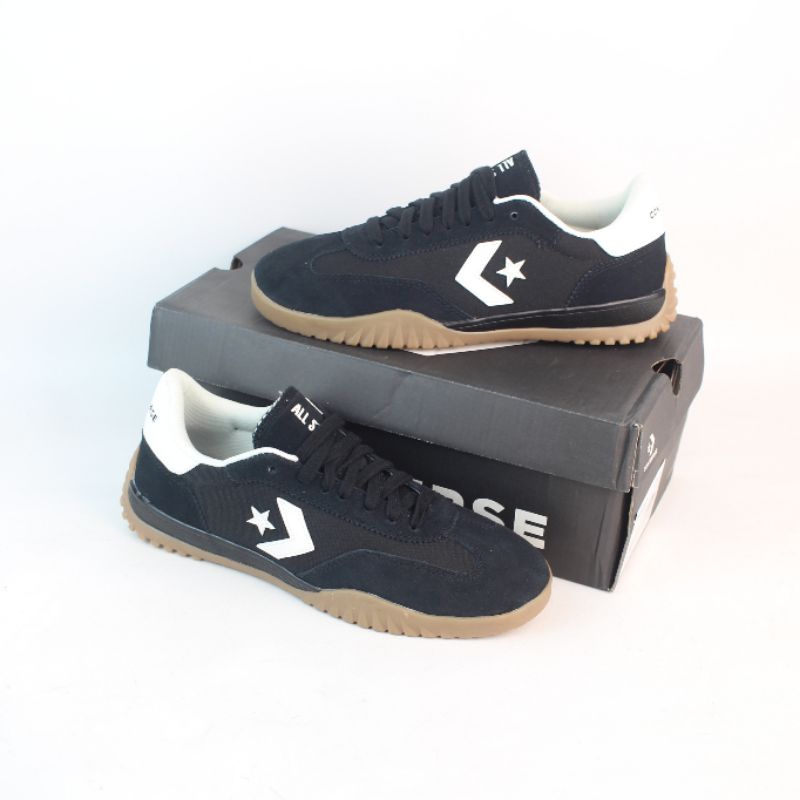 Converse Run Star Trainers Black White