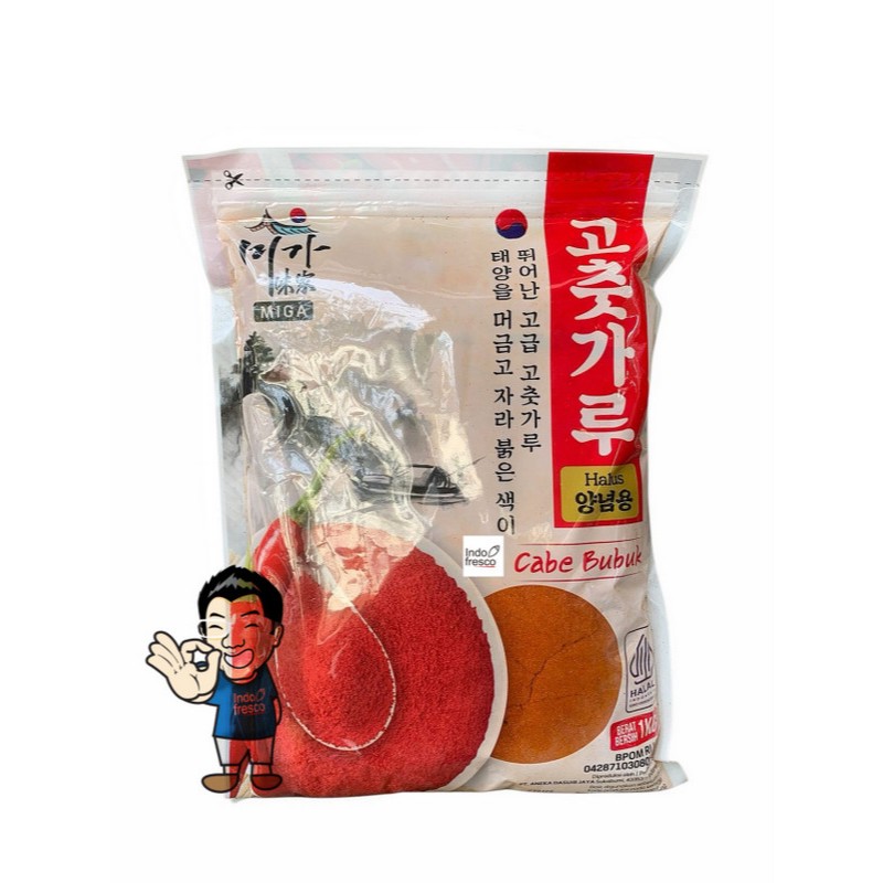 

Miga Gochugaru For Seasoning Chili Powder- Cabe Bubuk Halus 1 Kg