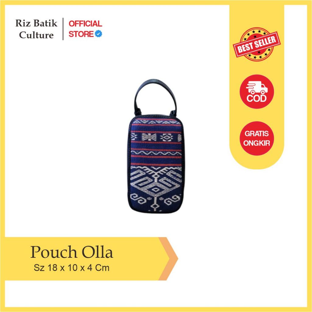 Tas Hp Olla Selempang/Tas Batik/Tas Tenun/Tas Kulit/Tas ethnic/Tas Wanita