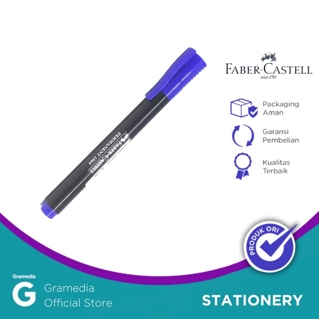 

Faber Slim Permanent Marker Blue 156451