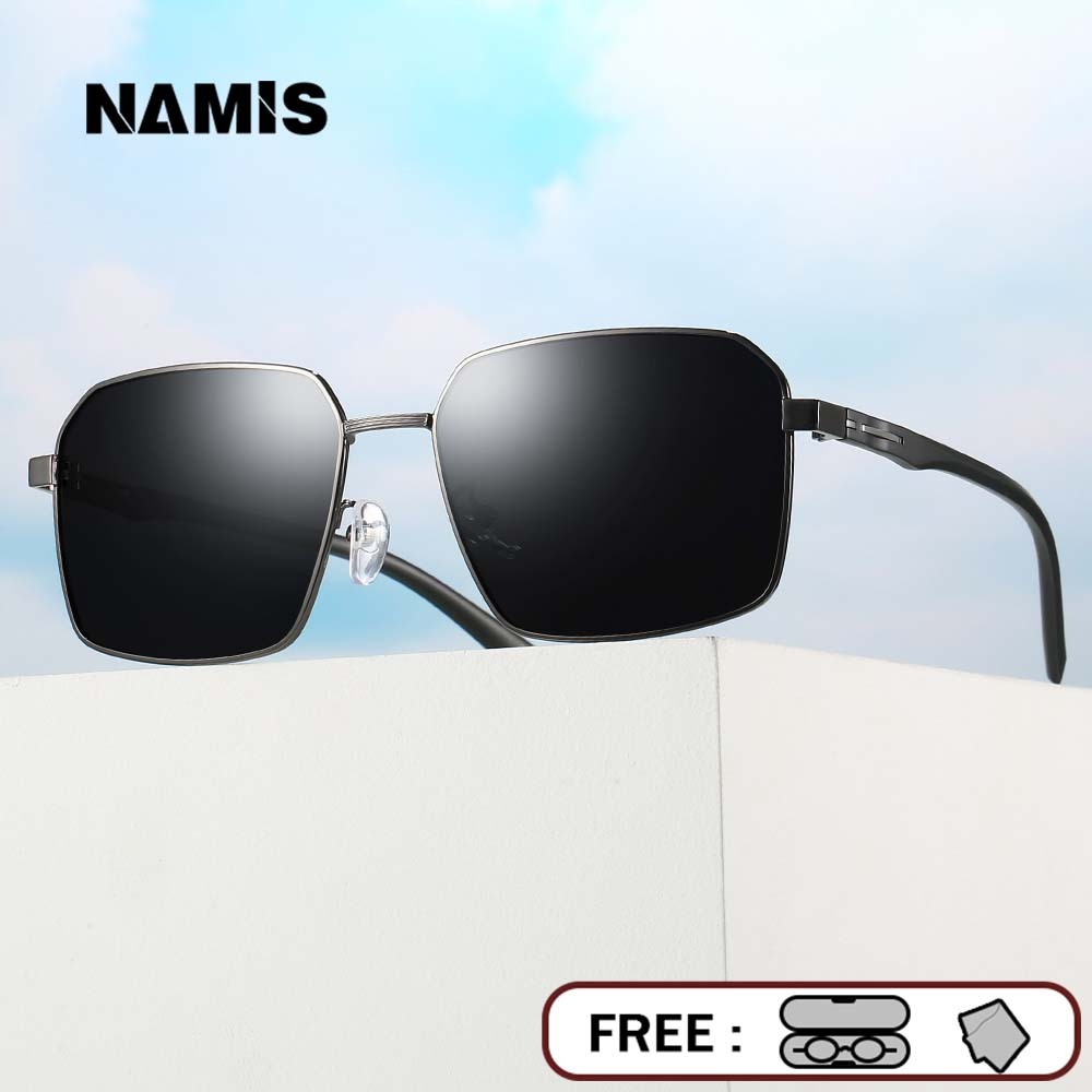 Namis Kacamata Hitam Polarized Pria Wanita Normal UV400 Antiradiasi Sinar Matahari Kaca Mata 9276