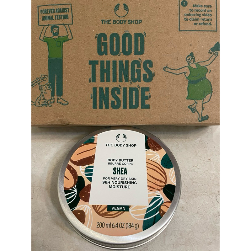 Body Butter The Body Shop Shea British Rose Olive