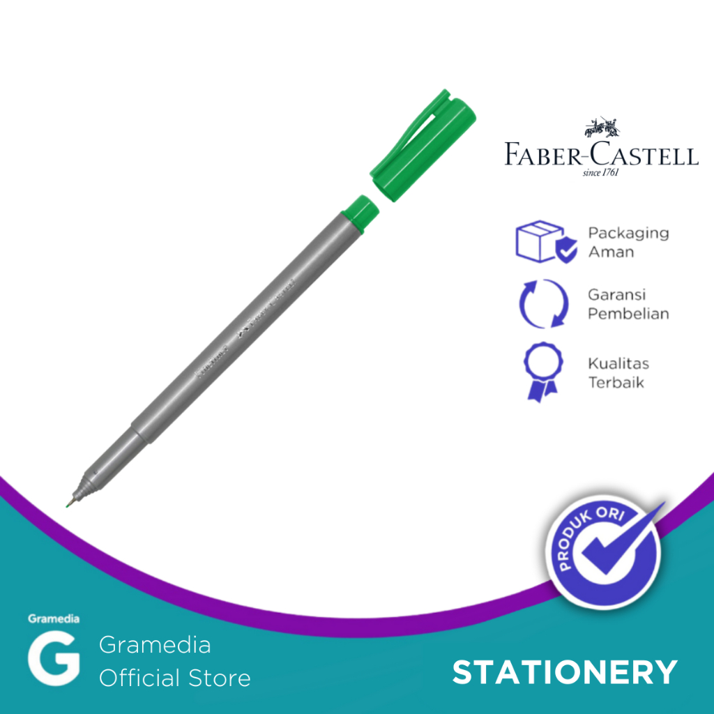 

Faber-Castell - Ballpoint Pen Fineline Turquoise