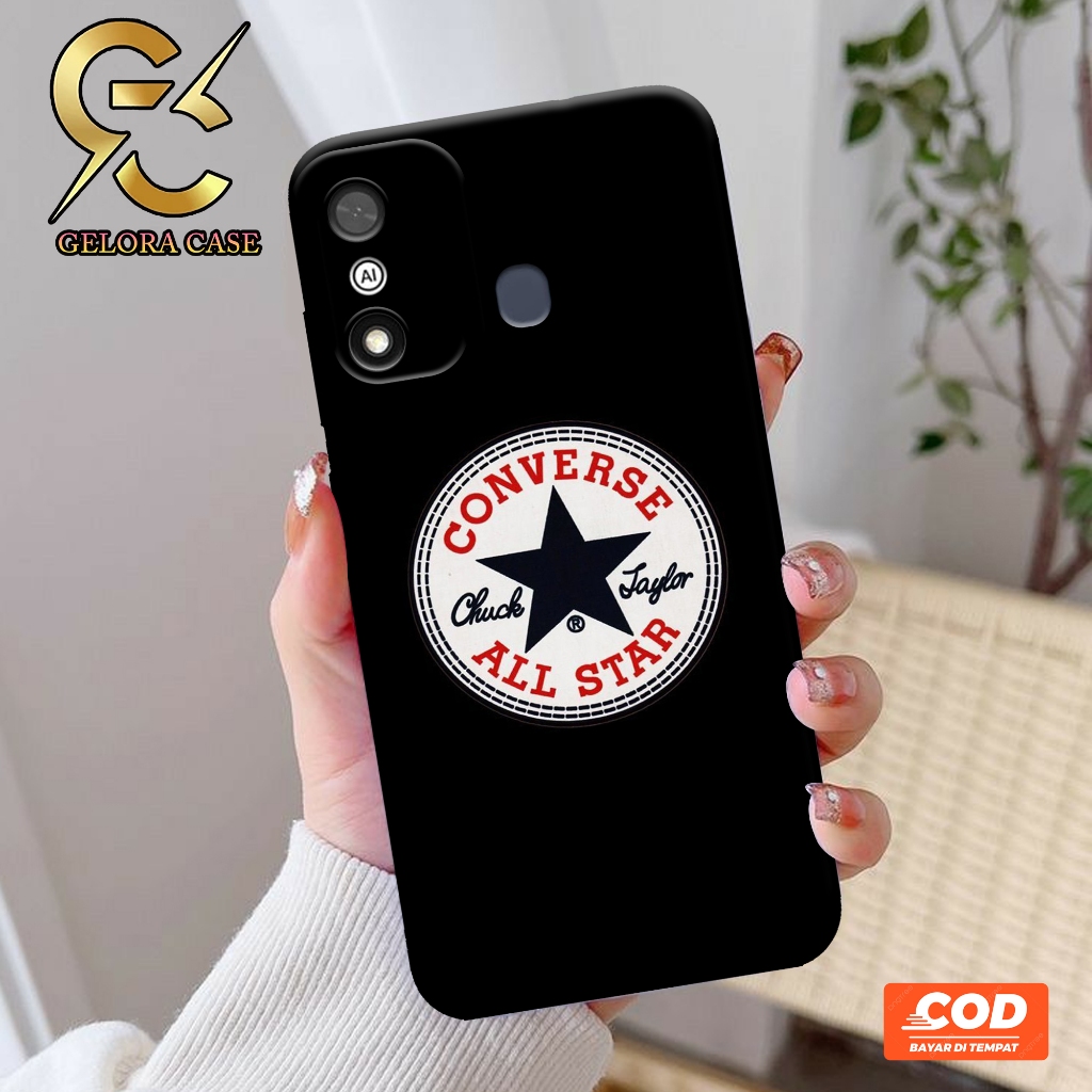 Softcase ITEL A27 4G - Geloracase - Casing ITEL A27 4G  - Motif case Logo - ITEL - Softcase ITEL A27