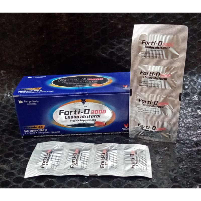FORTI-D 2000 VITAMIN D3 4 KAPSUL