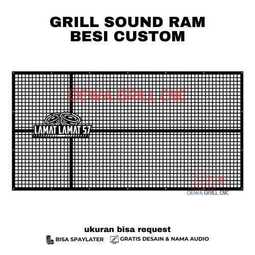 Grill Sound System Model Box 15 Inch