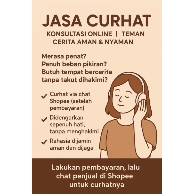 CurJasa Curhat | Konsultasi Online | Teman Cerita Aman & Nyamanhatin