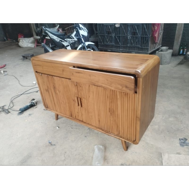Bufet tv retro jati bufet retro salur bifet minimalis bofet retro minimalis jati jepara buffet