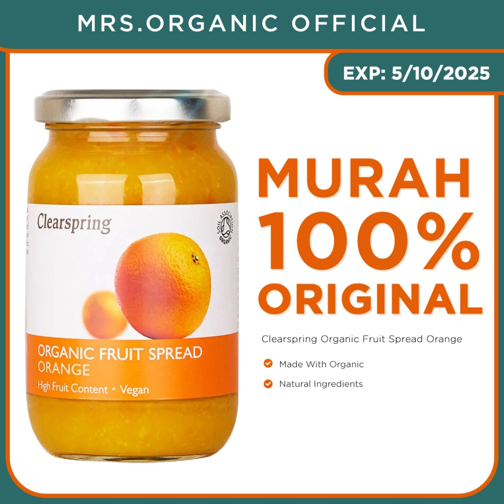 

Clearspring Organic Fruit Spread Orange 280G