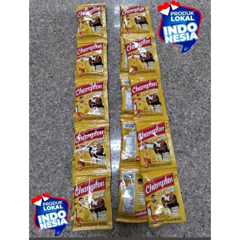 

Champion Susu coklat 1 Rcg TERBARU edisi TIM NASIONAL exp MARET-APRIL 2026 isi 10 Sachet