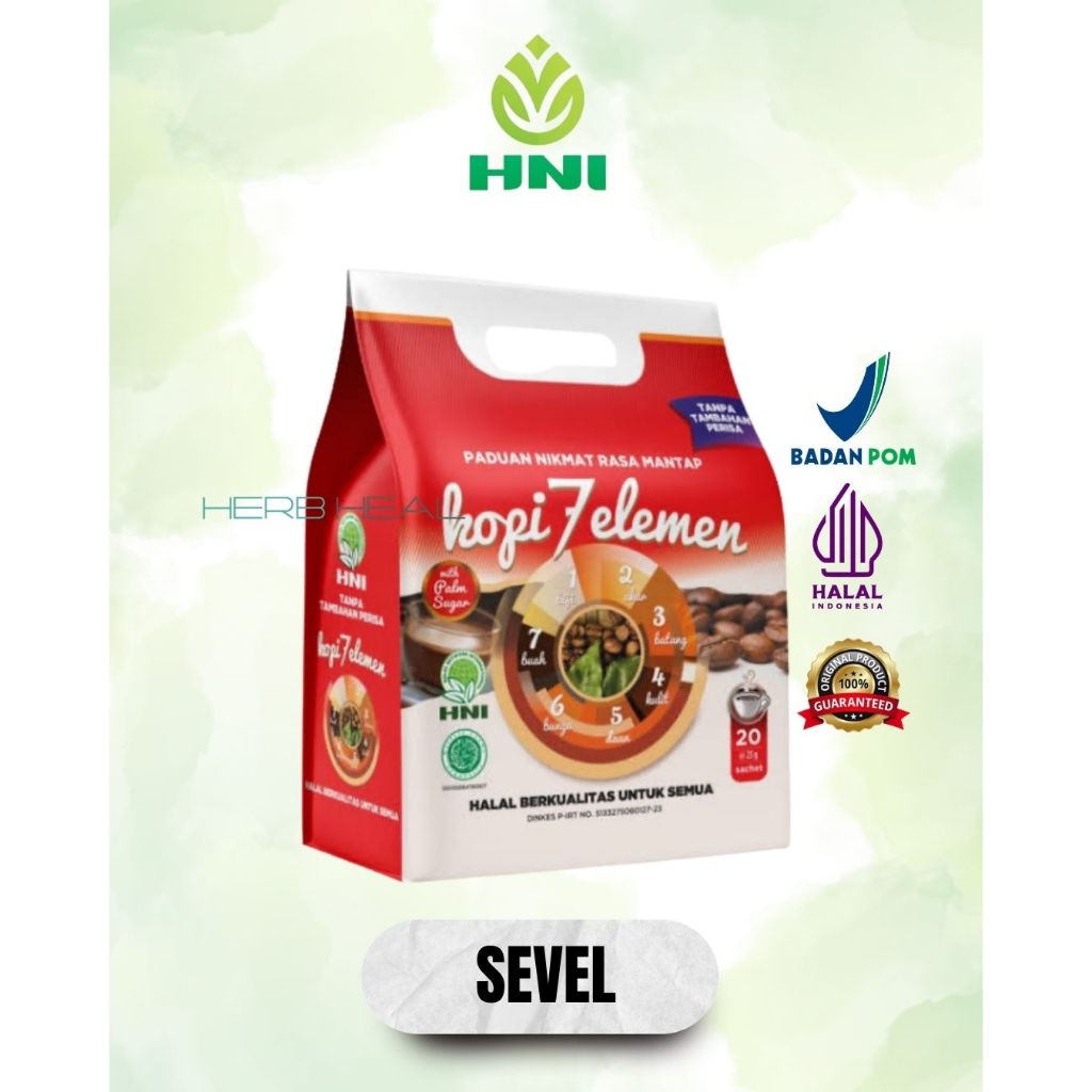 

KOPI 7 ELEMEN HNI HPAI KOPI SEVEL 20 SACHET 500GR