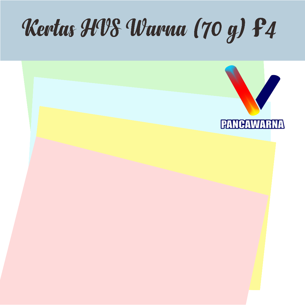 

Kertas HVS warna F4/Folio 70g