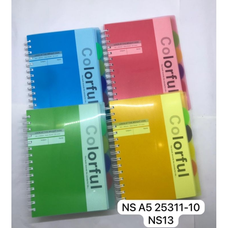 Notes Spiral A5 Colorful