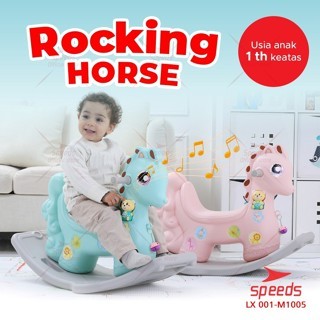 Molion Rocking Horse Mainan Anak Kuda Kudaan Jungkat Jungkit  M1005