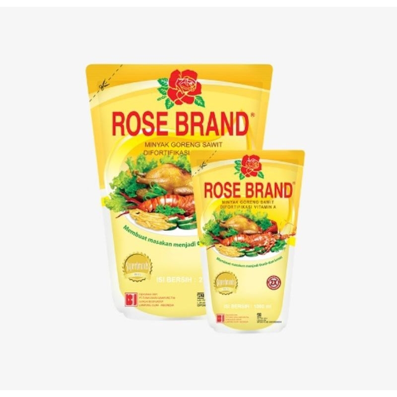 

LAKU Rose Brand Minyak Goreng 2 L Beta Karoten Lezat