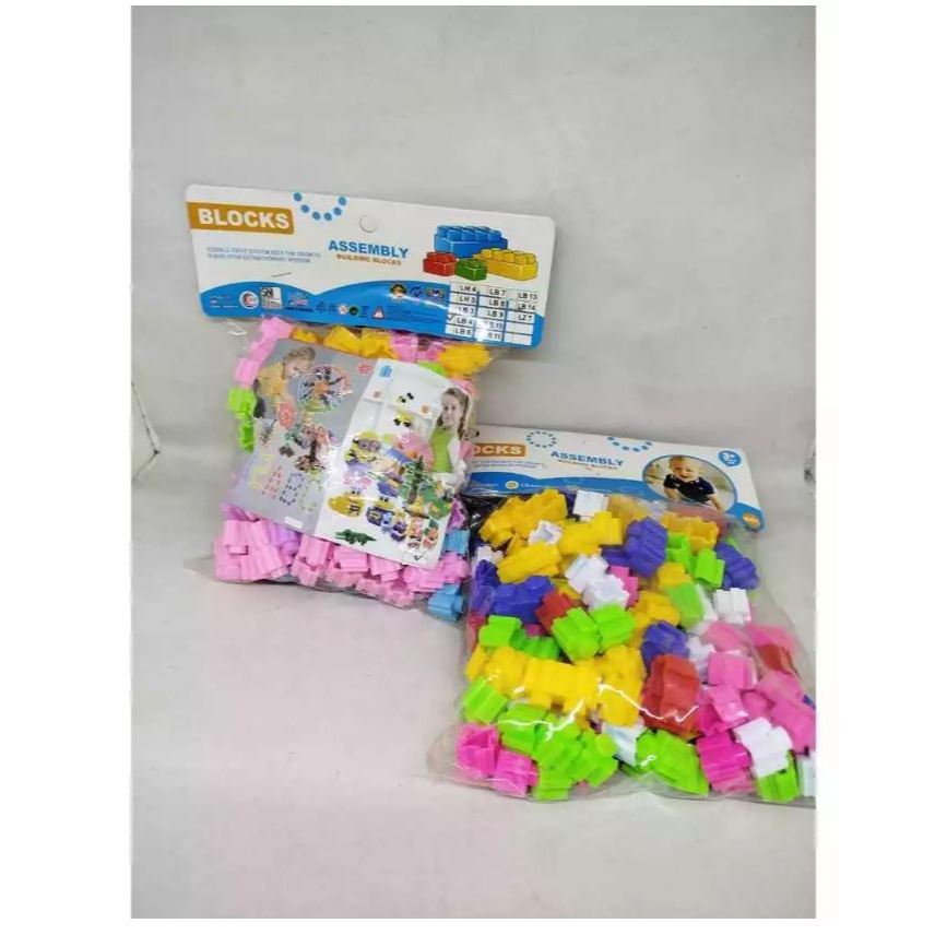 Block Assembly Building Block for Kids - Educational Toy with Many Pieces LB4