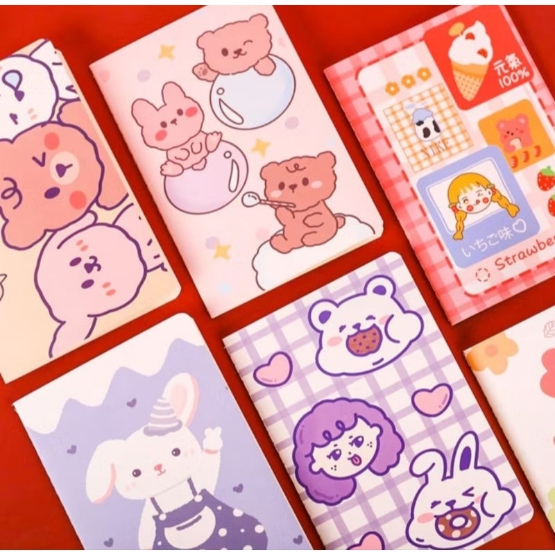 

Buku Tulis / Buku Catatan Karakter Lucu isi 30 lembar