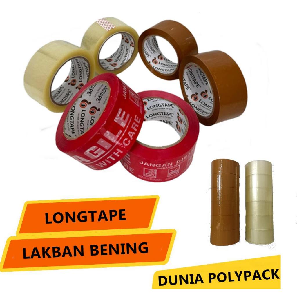 

Lakban Bening Longtape 45x100Yard / Lakban Bening 100Yard