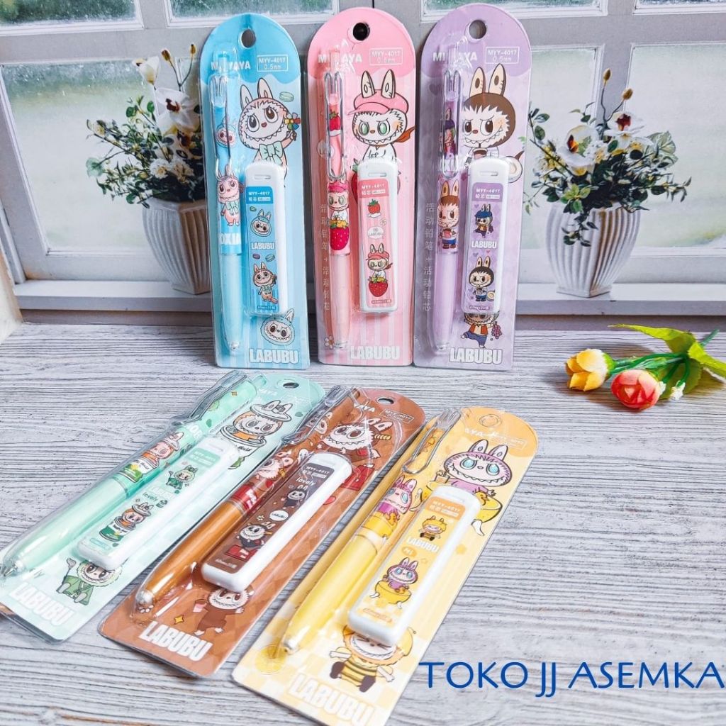 

SET PENSIL CETEK + REFILL LABUBU PENCIL MEKANIK CTEK ISI ULANG MYY-4017 THE MONSTER MURAH GROSIR COD