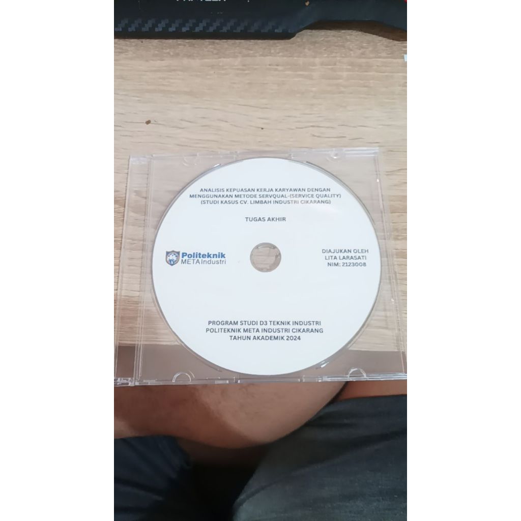 1 JAM SELESAI PAKET CD/DVD BURNING + COVER + LABEL SKRIPSI LAPORAN TUGAS AKHIR TESIS DISERTASI