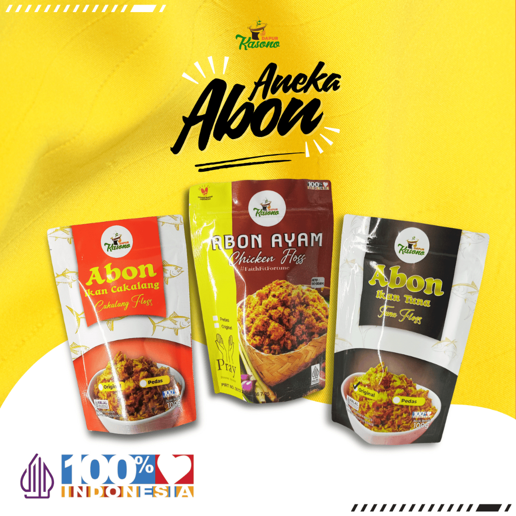 

Abon Ayam Dapur Kasono | Siap Santap Kapan Saja | Makanan Ringan Pendamping Nasi