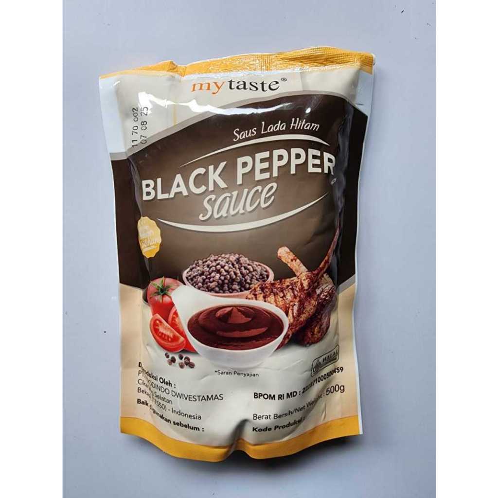 

Saus Blackpepper MyTaste 500gr Pouch