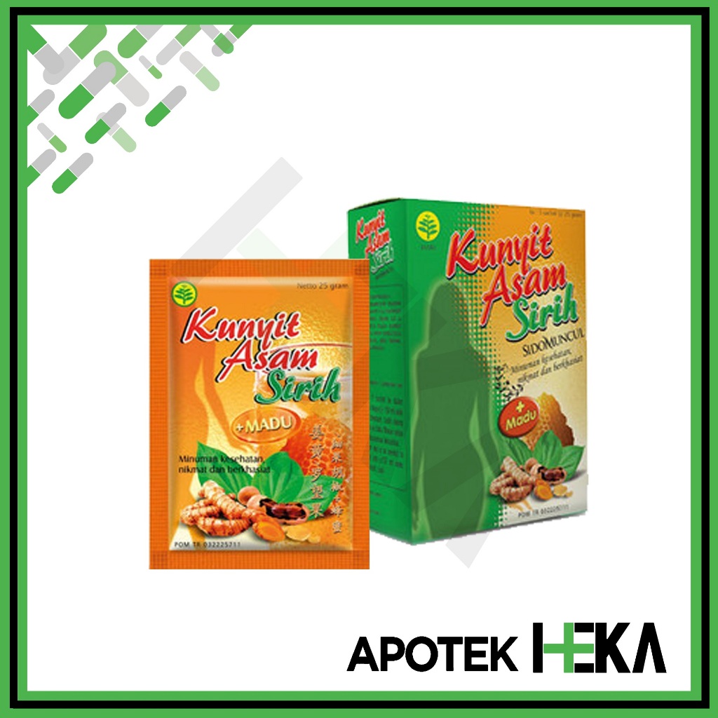 

Kunyit Asam Sirih Sido Muncul Box isi 5 Sachet - Mengurangi Bau Badan [TANGERANG]