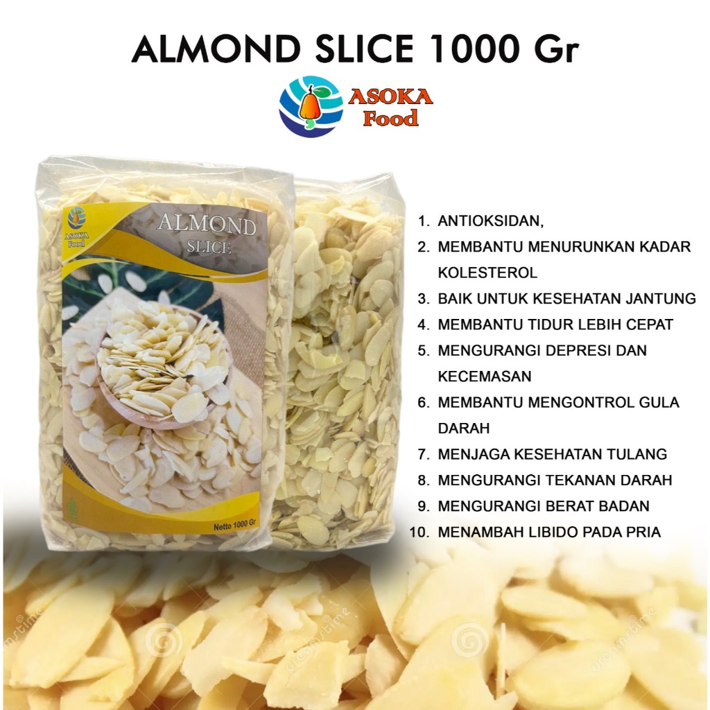 

ALMOND SLICE / ALMOND IRIS / ALMOND KUPAS IRIS / SLICE